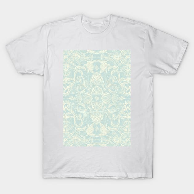 Pale Jade Tattoo - a pattern T-Shirt by micklyn